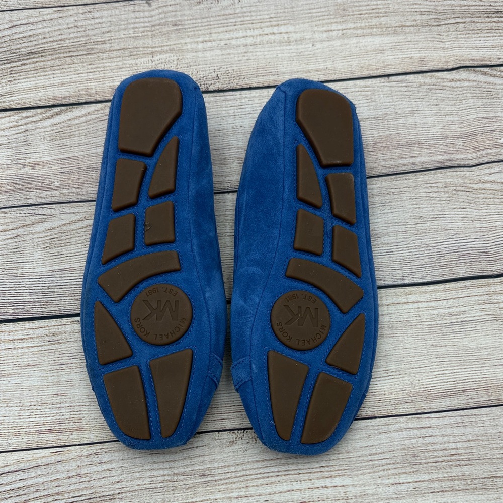 MICHAEL Michael Kors Blue Suede Flats - Picture 5 of 9
